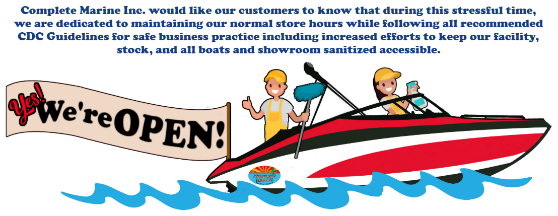 Complete Marine is open during Covid 19